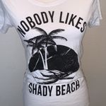 Crazy Dog Nobody Likes A Crazy Beach white shirt Size M Photo 1