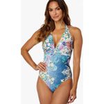 Johnny Was New.  floral twist halter swimsuit. Size small. Retails $198 Photo 4