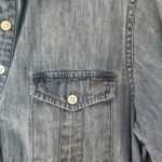 Ralph Lauren LRL Lauren Jeans Co Women's Light Blue Roll Tab Long Sleeve Denim Shirt Dress, 8 Photo 5