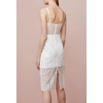 Keepsake The Label Daydream Lace Dress Ivory Sheer Midi Slip Lined Size S NWT White Photo 1