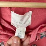 Caslon  FLORAL SWEATSHIRT WITH LACE UP NECKLINE Photo 2