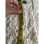 Mossimo High Rise Denim Shorts S Flower Crochet Festival Bohemian Hippie 70s Photo 6