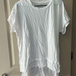 Current/Elliott (2 Shirts)  High Low Layered Shirts in White and Gray Photo 3