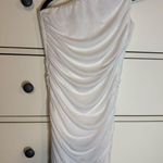 Lucy in the Sky  One-Shoulder Dress White Size Small Photo 0