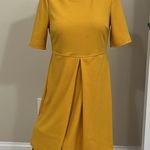 Tahari  3/4 Sleeve Split Front Crepe Dress Photo 2