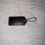 Coach  Black Leather Keychain Photo 2