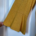 Style & Co  Mustard Orange Yellow Bell Sleeves L/S Tunic Shirt Med EUC #0600-OC Photo 2