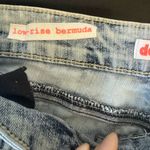 Dollhouse  Distressed Jean Shorts - Light Blue Photo 3