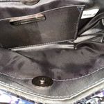 Inge Christopher Beaded Handbag with Gray Bow Blue Photo 3