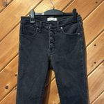 Madewell 9" Mid-Rise Skinny Jeans in Berkeley Black: Button-Through Edititon Photo 6