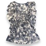 Maurice's Womens Blouse Top Shirt Sheer Empire Waist Ruffled Pullover Large Photo 6