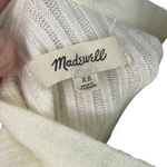 Madewell Women's Cream Balloon Long Sleeve Crewneck Fall Sweater Size XS Photo 4