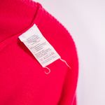 J.Crew Long Sleeve Everyday Cashmere Knit Pullover Hoodie Sweater Bright Cerise Photo 2