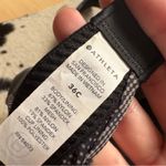 Athleta  Phenomena Adjustable Racer Back Sports‎ Bra 36C High Impact Black Marble Photo 4