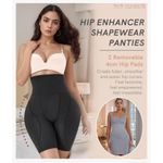 NEW Shapewear Butt Lifter High Waist Hip Padded Booty Lifter Tummy Control Panty Black Size 5X Photo 1