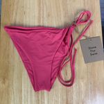 Stone Fox Swim  X Revolve River Bikini Bottoms Sunset Pink Size Large Photo 0
