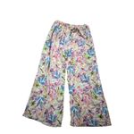 Roxy  Womens Floral Wide Leg Lounge Pants Lightweight Boho Casual Costal Size M Photo 1