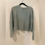 Double Zero Lane 201 Boutique-Trendy Thermal Sweater In Iceberg Green-Size Medium Photo 1