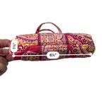 Vera Bradley  Quilted "Raspberry Fizz" Cosmetic Bag Paisley Pink Photo 4