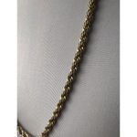 vintage gold and silver toned chain necklace quiet luxury Photo 3