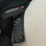 Teeze Me  Black One Shoulder Dress with White Floral Accent Photo 1