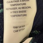 Vince Camuto NWOT Wool Navy and Green Plaid Dress Size 4 Photo 5