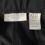 Chico's Weekends by Chico’s SZ 0.5 SHORT (Small) Pants Flat Front Pockets Zip-Fly Black Photo 6