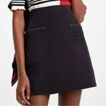 Desigual  Black Mini Skirt Studded 6 Photo 0