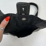 Fossil  Black Leather Crossbody Shoulder Bag Messenger Purse Adjustable Strap Photo 5