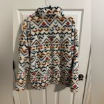 Eddie Bauer Aztec Plush Fleece 1/4 zip Southwest Pullover size XXL Photo 9