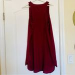 Cotton On  Burgundy Lightweight Sleeveless Shift Silk Dressy Tank Slip Dress | L Photo 8