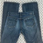 Gold & Sign Women's Boot Cut 7” Low Rise Jeans Medium Blue Passion Denim Size 28 Photo 10