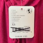 Free People NWT McKinley Maxi Dress Cha Cha Cherry Raspberry Gauze Sleeveless XS Photo 5