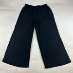 Old Navy  Black Cotton Gauze Lightweight Wide Leg Pull On Lounge Pant M New Photo 0