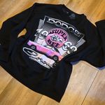 Dodge Crewneck Car Womens Sweater Winter Fall Graphic Top Y2k 1969 streetwear Pink Size XL Photo 1