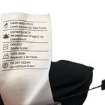 Vince  Pleated Tie Front Midi Skirt Black Gathered Front Slit Womens Size XS Photo 7