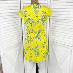 Prince & Fox Aeropostale Floral Ruffle Surplice Dress Yellow Peach Medium Photo 4