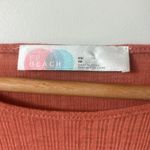 Free People  BEACH LS Cropped Rust Orange Peasant BOHO Beach Size XS Photo 2