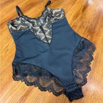 Pinsy Sculpting Lace Shapewear Bodysuit Black Size Large EUC Photo 15