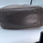 Lands' End Lands’ End brown pebbled leather satchel. Photo 5