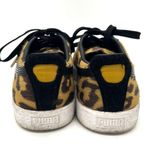 Puma Animal Print Leopard Fur Sneakers Runners Trainers Clyde Suits Casual Shoes Photo 5
