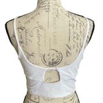 White Fitness Tank With Built In Bra Size XX Photo 1