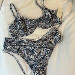 Abercrombie & Fitch Blue And White Bikini Photo 0