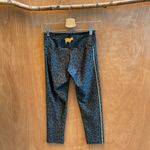 Gold Sheep  green leopard print side stripe cropped pant  Photo 2