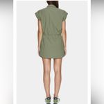 Pistola  Mariah green “eucalyptus” shirt sleeve drawstring waist utility dress. S Photo 1