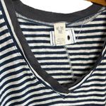 We The Free  Women’s Take Me Striped T-Shirt Size Small in Navy Photo 2