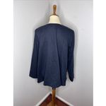 MM.LaFleur  The Annette Top in Everday Twill Blue‎ Night Medium M Photo 2