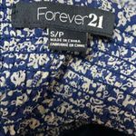 Forever 21  Blue Paisley Strapless Dress Photo 6