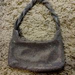 Urban Expression Urban Expressions Silver Vintage Evening Glam Shoulder Bag Photo 0