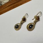 The Limited Signed Pierced Dangle Drop Costume Earrings Gold Tone / Photo 1